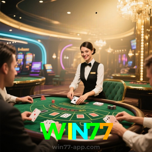 WIN77:A sorte não tem limites! Vença no Blackjack e leve o prêmio!