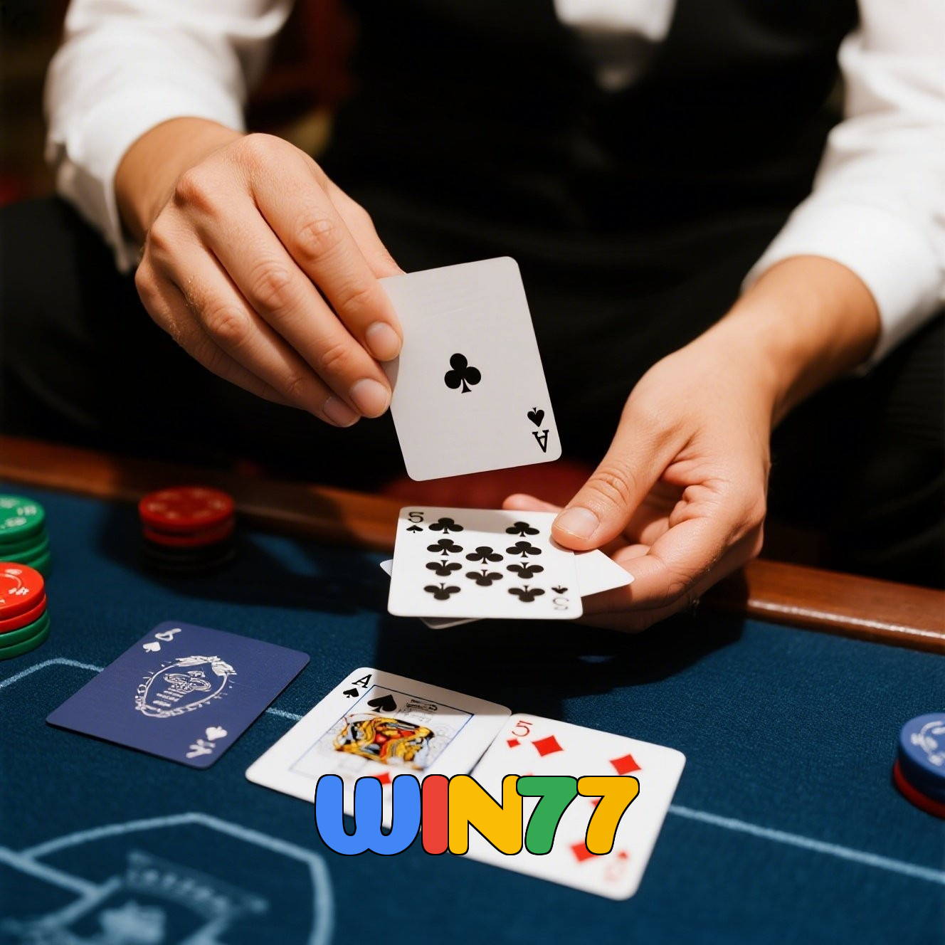 WIN77：Aposte no seu time de futebol e ganhe no blackjack e roleta online!