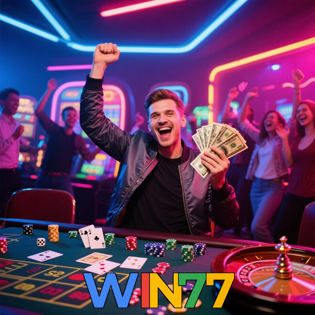 WIN77：Apostas ao vivo no futebol e grandes prêmios nos melhores jogos de cassino!