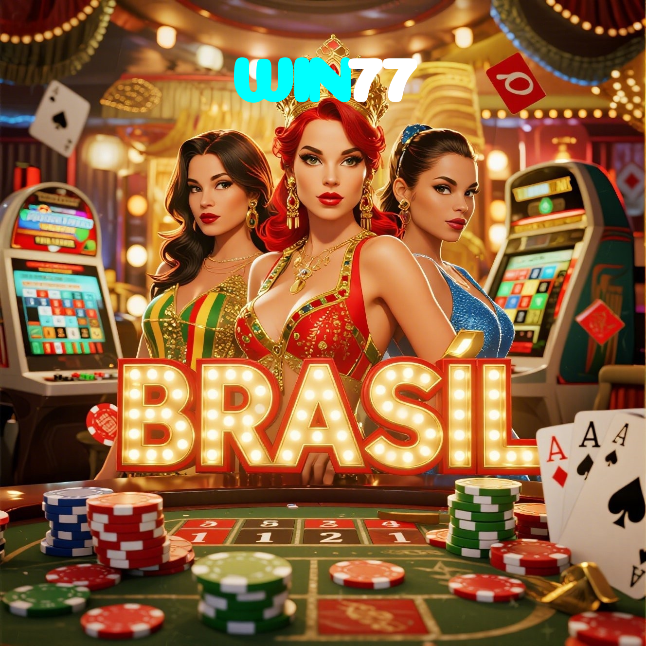 WIN77:No nosso cassino, a emoção nunca para! Jogue agora!