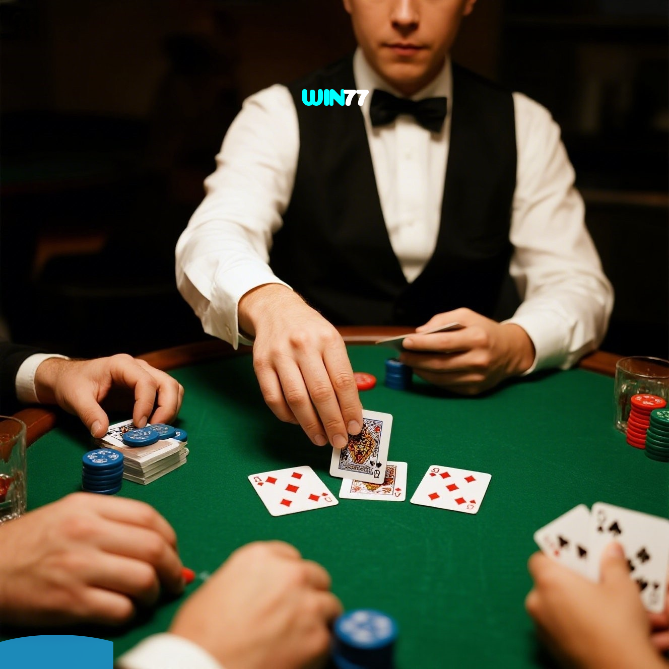 WIN77:Aposte nas mesas de poker e ganhe vitórias épicas!