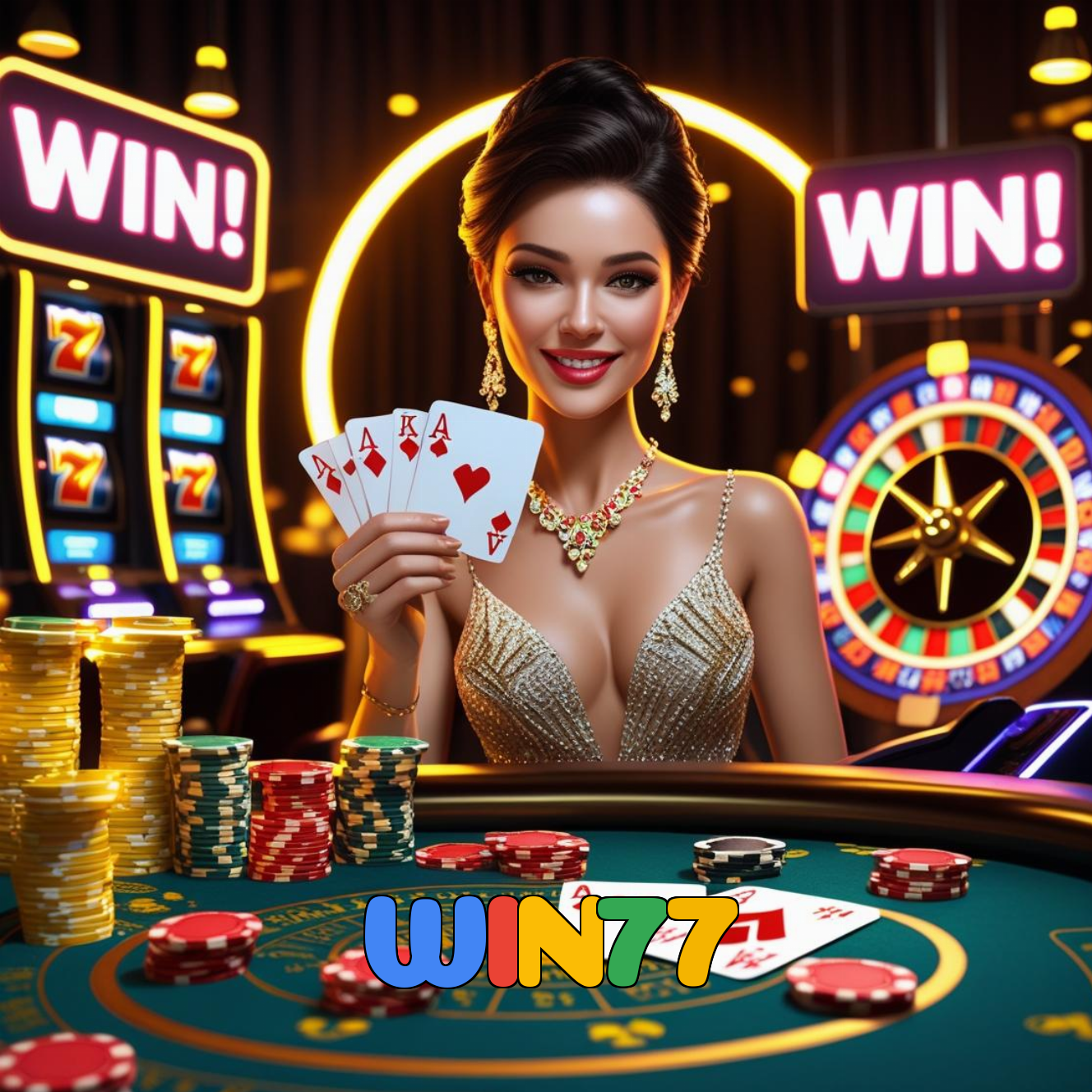 WIN77：Apostas ao vivo no futebol e diversão em jogos de cassino como slots e roleta!