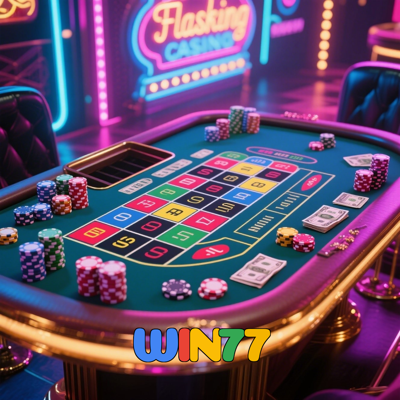 WIN77:Aposte no futebol e conquiste prêmios em blackjack e roleta!