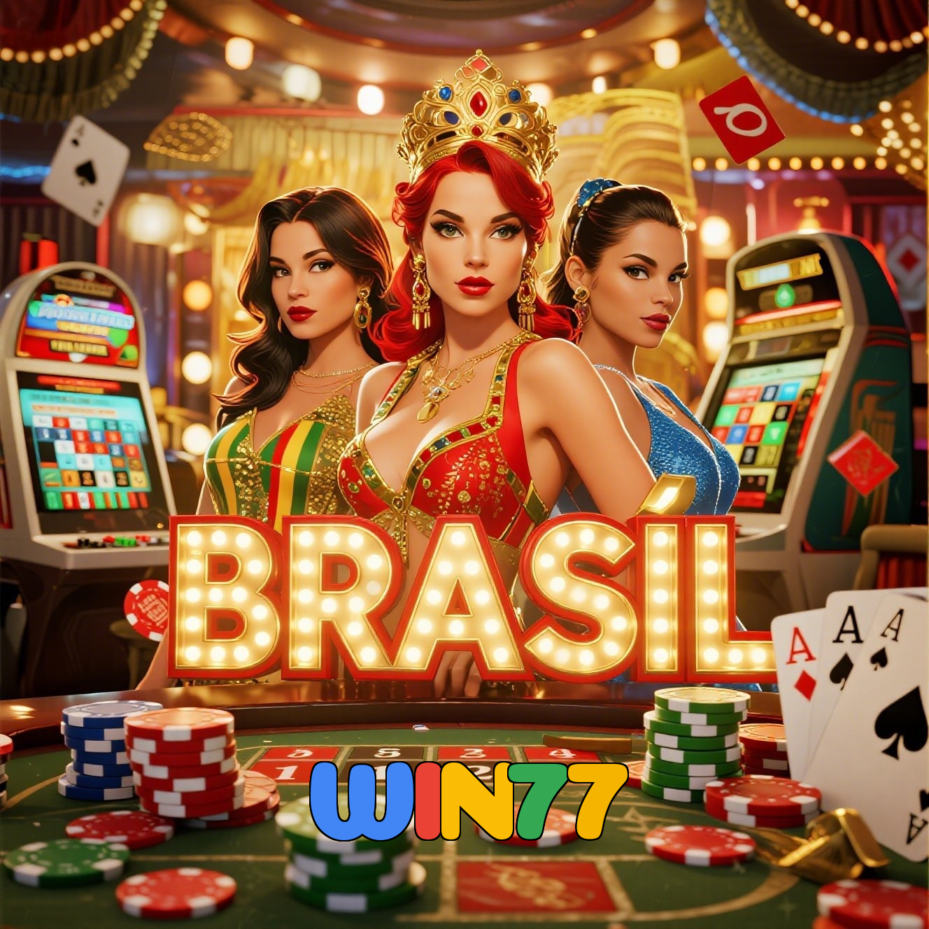 WIN77：A sorte está ao seu lado! Aposte nas melhores máquinas caça-níqueis!