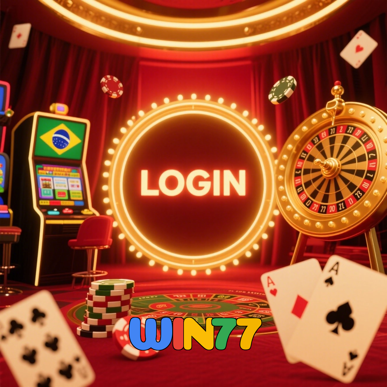WIN77：Aposte no seu time de futebol e ganhe no blackjack e roleta online!
