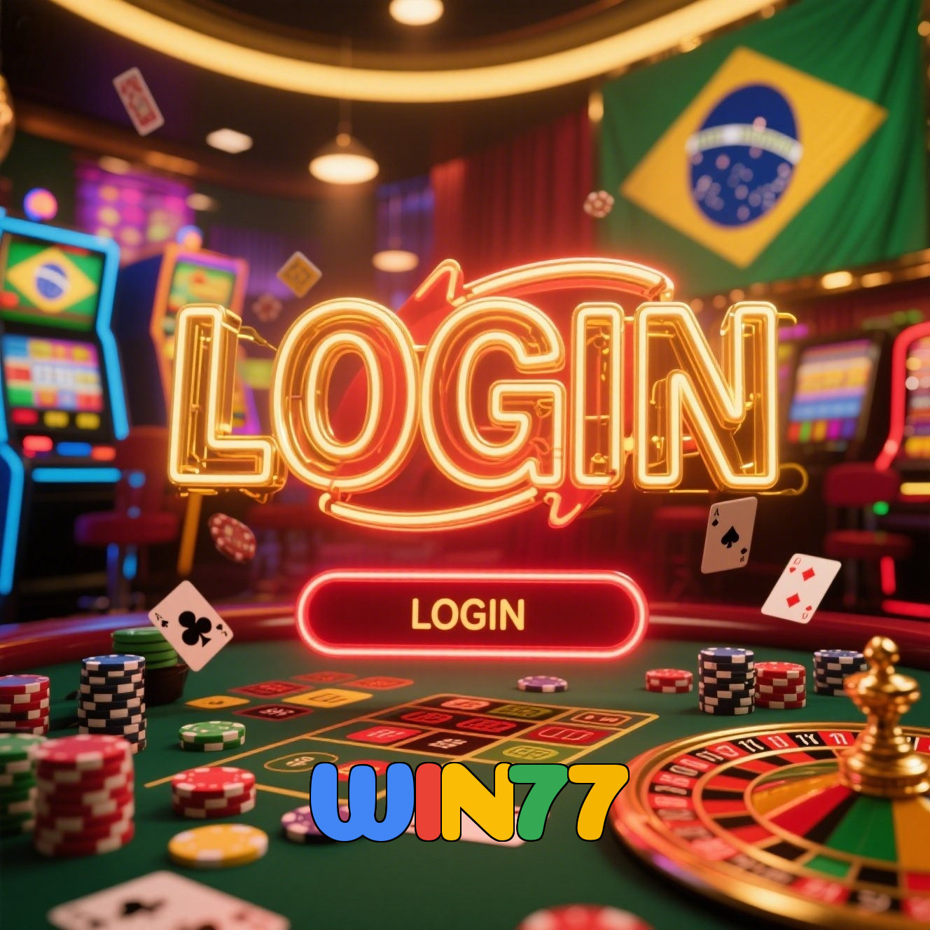 WIN77：Onde sua sorte brilha com poker, roleta e apostas no futebol online!
