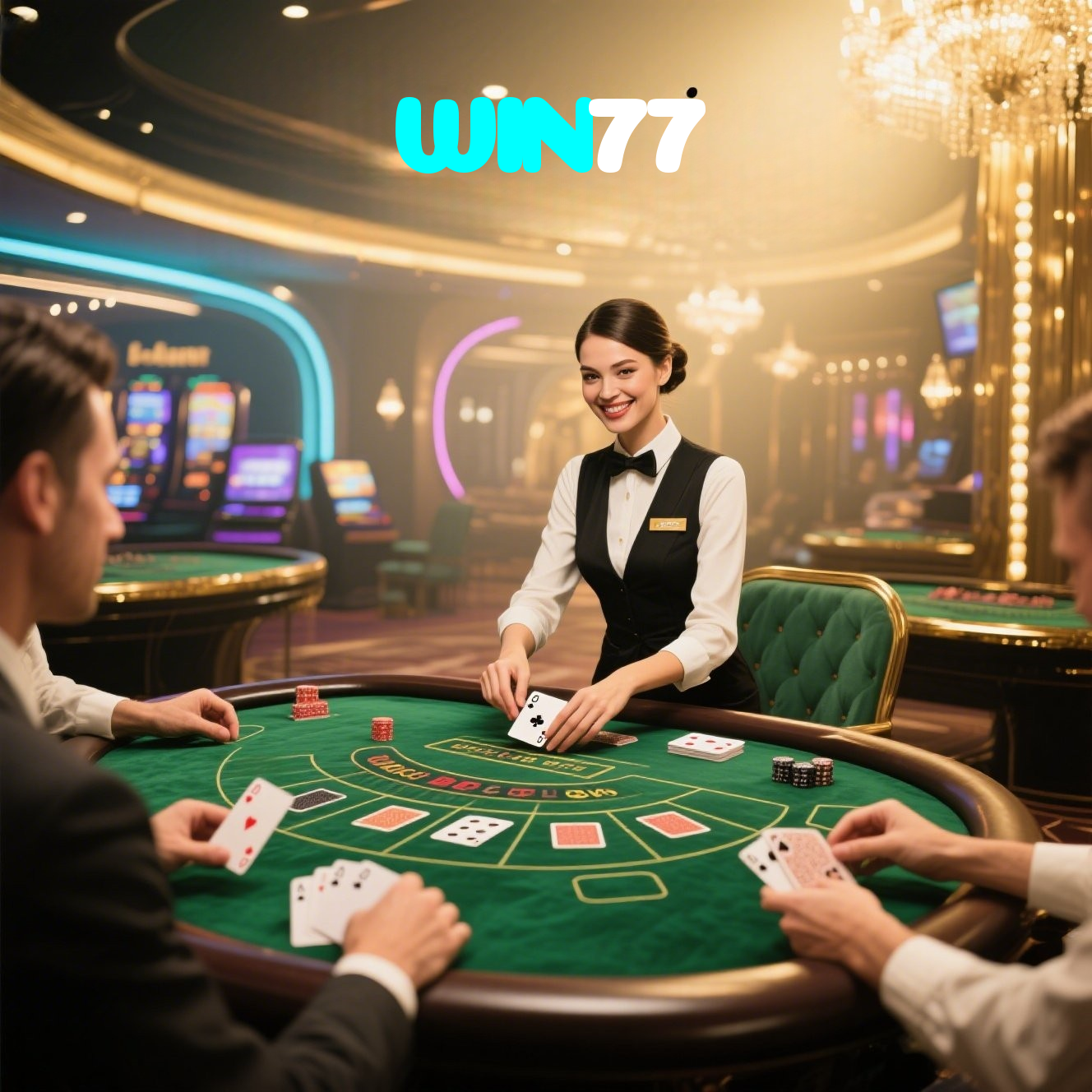 WIN77:A emoção do blackjack te espera! Aposte e vença agora!